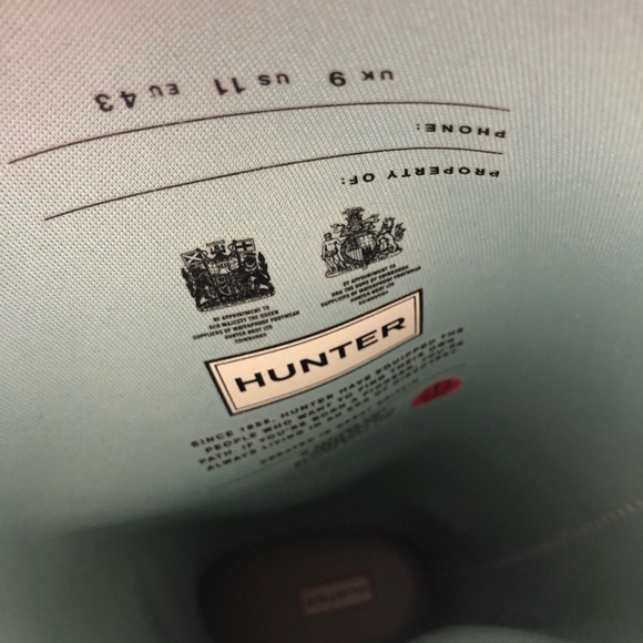 Coral Hunter Boots - Blue/Sea-foam Green size 11W - Picture 6 of 8